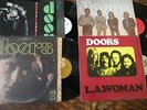 THE DOORS LP RECORD LOT- 4 IN ALL- SELF/WAITING/ L.A. WOMAN/ALIVE-- STEREO- VG++