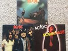 AC/DC LP Lot: LET THERE BE ROCK POWERAGE HIGHWAY TO HELL All originals  LPs NM