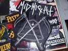 Midnight Backpatch Patch Shape Black Thrash Metal Venom