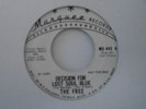 The Free,Decision For Lost Soul Blue.Marquee,MQ 448..Rare PROMO Psych 45.