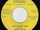 JOHNNY McCOLLUM - Char-Mac 6305 - Long Lonesome Road (Johnny Cash style)- BOPPER