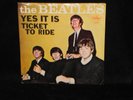 THE BEATLES TICKET TO RIDE CAPITOL 5407 PICTURE SLEEVE WITH 45 NICE