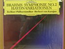 Brahms Symphony No.2 / BPO Karajan DG Digital / LP Near Mint