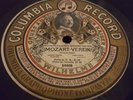 KAISER WILHELM GEDENKPLATTE 30CM 1914 MOZART VEREIN SELTEN WW1 SCHELLACKPLATTE