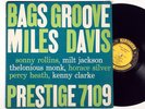 MILES DAVIS: BAGS' GROOVE prestige LP / monk, rollins, silver MONO DG NJ RVG