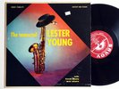 LESTER YOUNG: THE IMMORTAL / BLUE LESTER savoy LP / MONO DG RVG EX