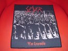 Slayer Patch Backpatch Thrash Metal War Ensemble Angel of Death Mega RAR