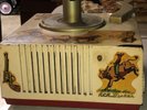 rca victor- Roy Rogers /Trigger- 45 record player, metal