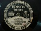 Antique Edison Diamond Disc Records- 3 Only,  #51580, #51364, #51219