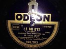 ANDRE LEVY,LE ROI D'YS,78 TOURS