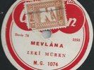 Zeki Müren - Mevlâna / Sesimde Sarkisi Askin  - 78 rpm - Schellack - 25 cm ( 10