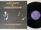 MILES DAVIS & JOHN COLTRANE LIVE IN NEWYORK BANDSTAND 25BLL-3001 Japan MONO LP