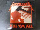 METALLICA KILL'EM ALL ORIGINAL NM LP MEGAFORCE LYRIC SHEET 1983