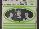 PIXIES THREE: The Hootch / It's Summer Time U.s.a. 45 (PS, xol, drill hole thru