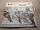 BEATLES FAN CLUB. THIRD CHRISTMAS RECORD  WITH NEWS LETTER.  EX + VINYL