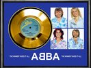 Abba The winner takes it all gold 45rpm vinyl record Framed