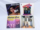 4 Status Quo Vinyl Records Just For The Record Pliedriver Live Nec On The Level