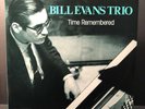 BILL EVANS TRIO TIME REMEMBERED LP RIVERSIDE JAPAN PRESS W/INSERT NO OBI