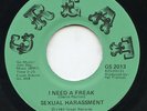 Rare Disco Boogie 45- Sexual Harassment- I Need A Freak- Great Records #2013- M-