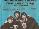 Rolling Stones Picture Sleeve & 45 - The Last Time / Play With Fire London 1965