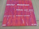 YVONNE LORIOD OLIVIER MESSIAEN PRELUDES POUR PIANO FRENCH 10