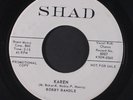 BOBBY RANDLE: Karen / Walking In The Shadows 45 (dj, Teen Popcorn) Oldies