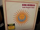 King Crimson-Lark's Tongue Banded Promo LP w/ 2 Stickers Super Rare Nice Copy