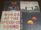 WINGS McCARTNEY 4 LP LOT: BACK TO EGG, LONDON TOWN, SPEED OF SOUND, VENUS & MARS