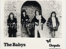 The Babys John Waite Press Kit Photo 1977 #1A