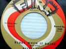 BUSTER BROWN mint minus RHYTHM & BLUES Fire 45 when it rains b/w GOOD NEWS ct30