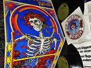 MINTY 1971 ORIG + STICKER The GRATEFUL DEAD   SKULL & ROSES 2LP S F SOUND GARCIA