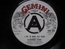 ALEXANDER STONE - I TRY TO MAKE YOU FEEL GOOD/MAN IN A SUITCASE 1970 GEMINI DEMO