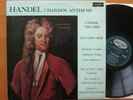 ZRG 5490 Handel Chandos Anthems Kings College David Willcocks ARGO ED1 NEAR MINT