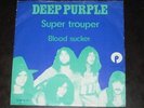 Deep Purple rare '73 HOLLAND 45 Super Trouper / Blood Sucker in orig. PS mint-