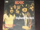 AC/DC rare '79 German 45 Highway To Hell / If You Want Blood in orig. PS