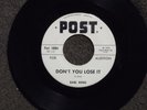 EARL KING Don't You Lose It POST 1004 listen