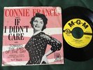 Rare CONNIE FRANCIS 45 Picture Sleeve IF I DIDN’T CARE . MGM