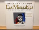 LES MISERABLES ORIGINAL BROADWAY CAST SOUNDTRACK DOUBLE LP 24151 Sticker SEALED