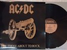 LP AC/DC ?– For Those About To Rock Vinyl NM Cover NM- waves on cover No insert