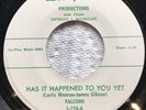 Falcons ?Has It Happened To You Yet Lonely Nights 45 Lu-Pine L-124 Northern Soul