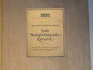Bach 6 Brandenburgische Konzerte Brandenburg Concertos Baumgartner Archiv 2 LP`s