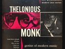 THELONIOUS MONK Genius of Modern Music BLUE NOTE LP 5002 Mono DG Ear Lex 10