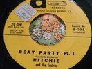 Garage Surf Tittyshaker 45 Ritchie & the Squires Beat Party Parts 1 & 2 HEAR