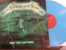 METALLICA 'RIDE THE LIGHTNING' VINYL LP REISSUE. Green Cover, blue vinyl