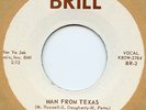 JIM ROBINSON Man From Texas Brill Buddy Holly guitar 45 Norman Petty Studios