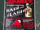 NASH THE SLASH ORIGINAL CONCERT POSTER 2008 UK TOUR