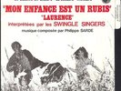 BO FILM LA LIBERTE EN CROUPE MON ENFANCE EST UN RUBIS PHILIPPE SARDE RARE 45T SP