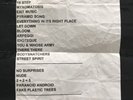 Radiohead Thom Yorke’s Used Stage Setlist From Glastonbury Concert Not Signed