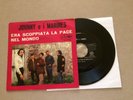 45 giri JOHNNY E I MARINES - Era scoppiata la pace nel mondo - Beat italiano
