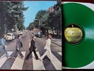 THE BEATLES ABBEY ROAD GREEN VINYL UK EXPORT LP APPLE PCS 7088 (1978) EX-